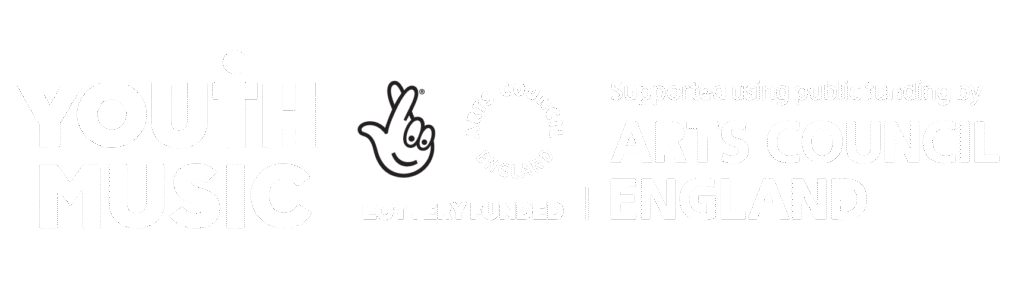 Youth Music Logo & ACE Lottery Logo